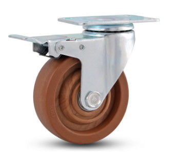 roulette phénolique de verrouillage de roues à hautes températures de roulette de roues de 75mm