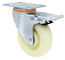 roues verrouillables de roulette de roues de roulette de 100mm avec les roulettes en nylon de freins