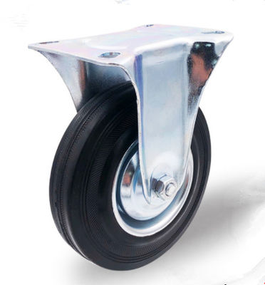 plancher en bois de 3 à pouce de chariot de roues de roulette roues rigides en caoutchouc de roulette